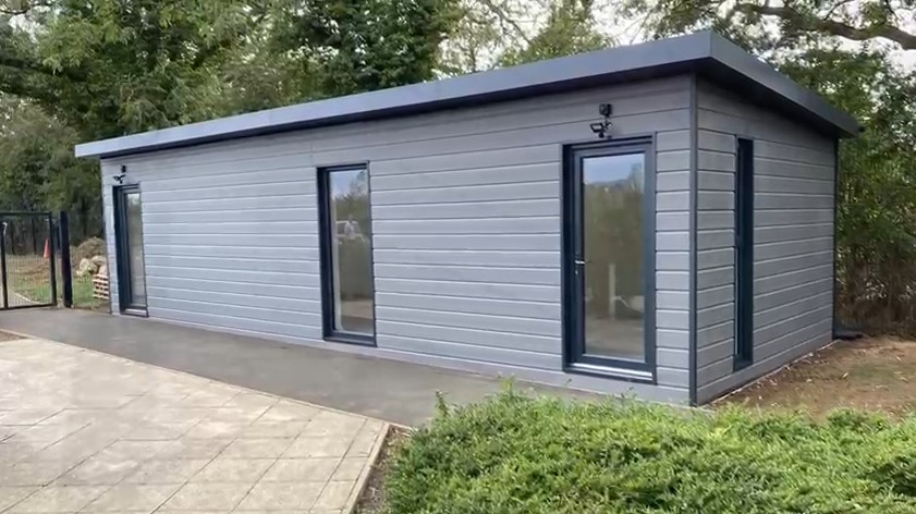 Commercial customer completed unit - front view